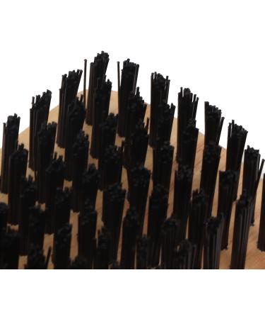 Jiawu Beard Brush - Double-Sided Ergonomic Bristle Brush for Home Salon & Pet Care | Skin-Friendly & Portable - Buy Online on GoSupps.com