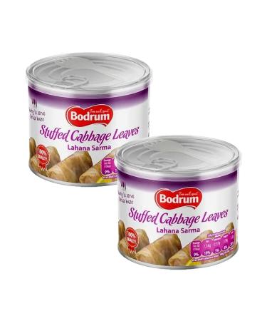 Bodrum Stuffed Cabbage Leaves | Lahana Sarma | Unique and Flavourful Dish | Ready To Serve | Nutritious Meal | Ready Meals | Turkey Origin | 400G (Pack of 2) CABBAGE-PACK OF 2