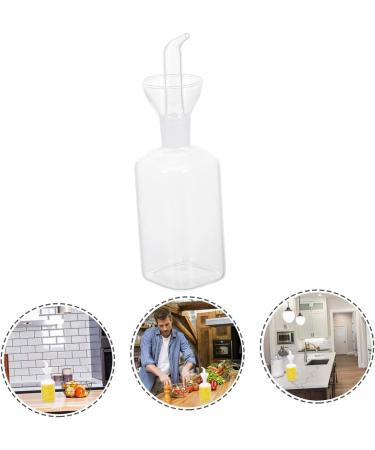 ABOOFAN Glass Containers 1pc Glass Oil Bottle Oil Filter Pot Liquid Kitchen Oil Dispenser 16.5X5.5CM Transparent - Buy Online on GoSupps.com