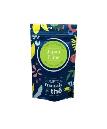 Japan Lime Green Tea - French Tea Counter - Lime Green Tea - French House - Loose Tea (80 GR)