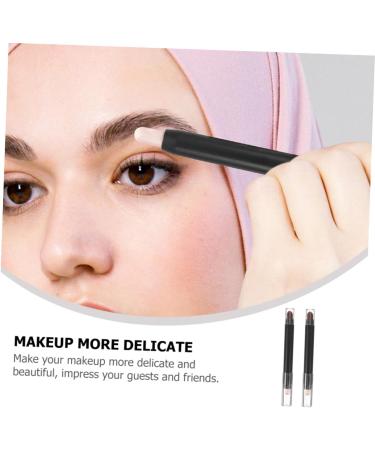 MUSISALY 2pcs Eye Makeup Stick Makeup Eyeshadow Brushes Stick Eye Shadow for Women Makeup Brush Abs Black - Buy Online on GoSupps.com