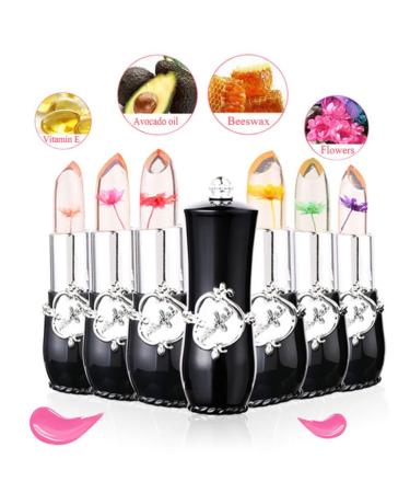 Ofanyia Crystal Flower Jelly Lipstick - Waterproof Color Changing Lip Balm & Moisturizer | Durable Flower Lip Makeup - Buy Online on GoSupps.com