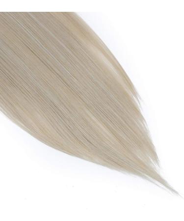 Silk-co 26 Inch Clip in Hair Extensions: Blond & Silver Grey, 100% Synthetic Hairpiece, 8pcs Long Straight Hair Pieces - Full Head Coverage - Buy Online on GoSupps.com