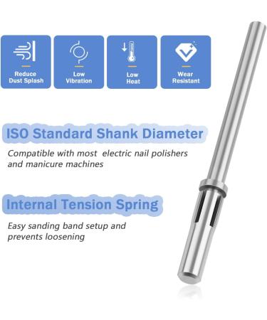 Mesee 2 Pieces Mandrel Bits for Small Nail Sanding Bands 3.1mm Mini Mandrel Nail Drill File Heads 2.35mm Shank Nails Mandrels Fit Electric Manicure Pedicures Tools - Buy Online on GoSupps.com