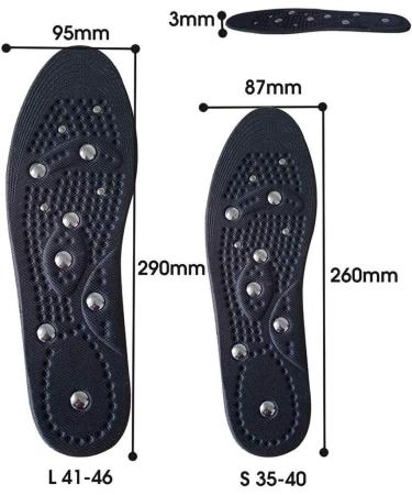 Buy Acupressure Insoles - Relaxed Feet Orthopedic Soles with 18 Magnets | Breathable Cool Deodorant Fatigue Relieving - International Shipping Available - Buy Online on GoSupps.com