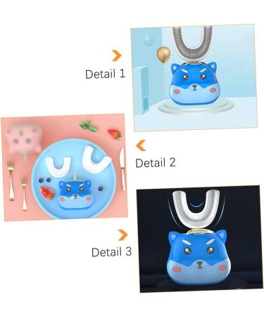 Buy FOMIYES 3 Sets U-Shape Electric Toothbrush for Kids - Full-Automatic Tooth Cleaner - Buy Online on GoSupps.com