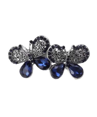 minkissy Womens Barrettes for Hair Headpiece for Bride Car Air Freshner Bottle Bride Headpieces for Wedding Rhinestone Headpiece Vintage Hair Clips Wedding Hair Clips Crystal Accessories