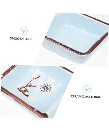 Zerodeko 2 Pcs Seasoning Dish Salad Dressing Container Sauce Plates Food Olive Oil Dipping Bowls Ceramic Dipping Dish Flavor Seasoning Plate Soy Sauce Holder Fruit Ceramics Products Snack - Buy Online on GoSupps.com