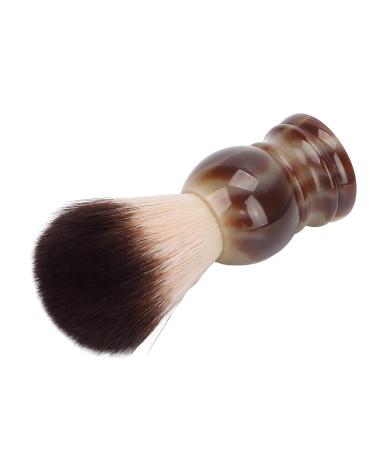 Premium Men's Shaving Brush with Resin Grip | Portable & Stylish Beard Rasier Brush for Facial Care at Home & Travel - Buy Online on GoSupps.com