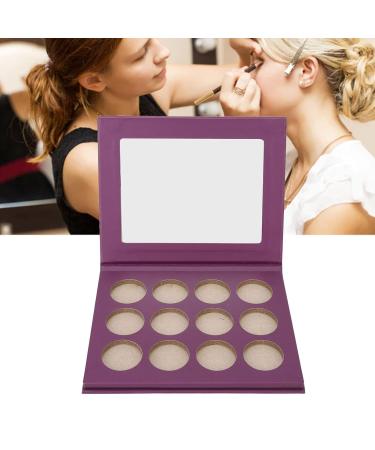 Shop 12 Hole Empty Eyeshadow Palette - Portable Makeup Blush & Bronzer Compact (Purple) - Ideal for Cosmetics Stores | International Shipping Available - Buy Online on GoSupps.com