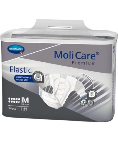 Molicare Premium Elastic Slip for Heavy Incontinence - Size M (85-120 cm) | 56 Pieces | 10 Drops for Women & Men - Shop Internationally - Buy Online on GoSupps.com