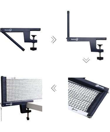 Sanung Portable Table Tennis Net Support - International Standard Size, Indoor/Outdoor Training & Professional Competition Use - Buy Online on GoSupps.com