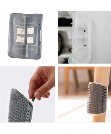 Cat Self Groomer Wall Corner Massage Comb with Catnip - 2PCS - Buy Online on GoSupps.com