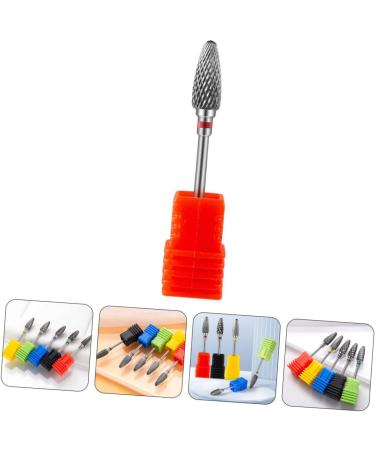 PLAFOPE Nail Polisher Drill Bits for Nail Professional Drill Bits Nail Grinding Drill Bit Nail Art Supplies Nail Drill Bit Metal Nail Bits Nail Grinding Heads Nail Drill Tips Polishing Bit 7x1.3cm As Shown 1 - Buy Online on GoSupps.com