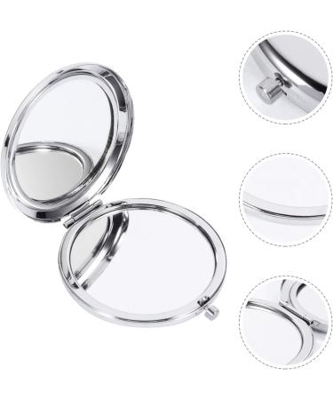 1pc Double Sided Folding Mirror Small Cosmetic Mirror Small Mirror for Purse Cute Compact Mirror Portable Makeup Mirror Mini Mirrors 2-sided Mirror Metal Handbag Travel Pocket - Buy Online on GoSupps.com