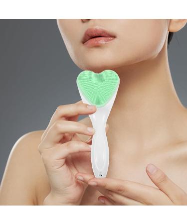 Love Facial Cleansing Brush - Exfoliating Silicone Face Scrubber for Deep Cleansing | Manual Face Washing Brush - Buy Online on GoSupps.com