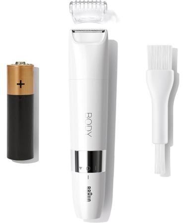 Braun Body Mini Trimmer - Gentle Body Hair Removal Precision Trimmer - Wet & Dry - 100% Waterproof - BS1000 White - Buy Online on GoSupps.com