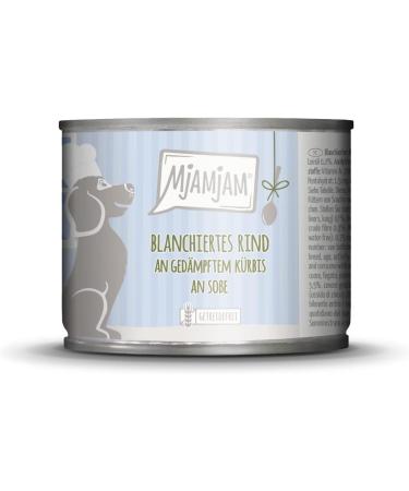 MjAMjAM - Premium Wet Dog Food - Blanched Beef with Steamed Pumpkin in Gravy 6 Pack (6 x 185g) Natural with Extra Meat - Buy Online on GoSupps.com