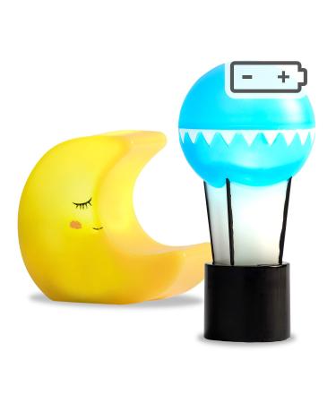 Lundby doll house accessories lighting - moon floor lamp led light for doll house - 2 floor lamps for dolls battery light - old 4+ scale 1:18