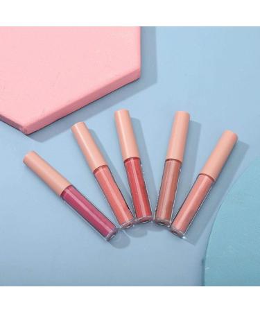 Buy Matte Lipstick Set - 5pcs Mini Waterproof Long Lasting Lipstick & Lipgloss - International Shipping Available - Buy Online on GoSupps.com