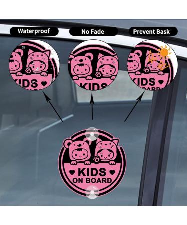 Buy Leniutor Kids on Board Koala Suction Cup Car Sign - Cute PVC Safety Warning for Baby Rear Side Windows (Yellow) - Buy Online on GoSupps.com