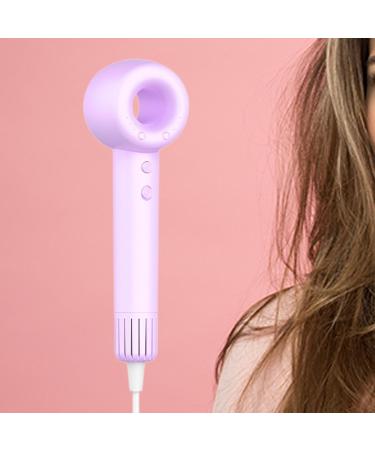 Generic Hair Dryer Hairstyling Tool 1400 Watt Mini Air Blower for Fine Thick Natural Wave Frizzy Hair purple - Buy Online on GoSupps.com