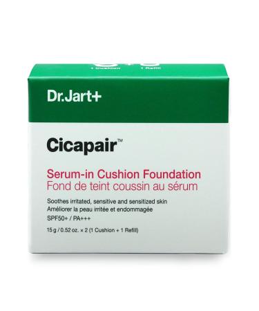 Dr.jart+ Serum in Cushion Foundation 02 Medium 15 g / 0.52 oz. X 2 (1 Cushion + 1 Refill)  SPF50+ / PA +++  Soothes irritated  Sensitized Skin