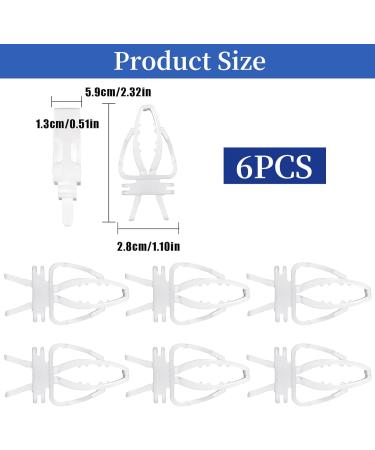 6PCS Plastic Bird Cage Feeder Clips - Bird Cage Food Holder for Parrot, Budgie, Cockatoo, Macaw - Bird Cage Feeding Accessories - Buy Online on GoSupps.com