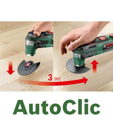 Bosch Home and Garden Multi Tool AdvancedMulti 18 (Without Battery 18 Volt System Universal Accessory Set in SystemBox|Size S) - Amazon Edition Premium Set without battery | +Systembox - Buy Online on GoSupps.com