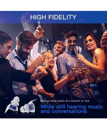 Noise Filtering Earplugs for Sleep | Silicone Ear Plugs for Travel & Musicians | Ear Protection & Noise Reduction - Buy Online on GoSupps.com