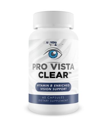 Pro Vista Clear for Eyes - Vitamin B Enriched Vision Support - Our Best Pro Vista Clear Vision Formula Proprietarily Formulated to Naturally Support Eye Health - Vitamin & Mineral Formula