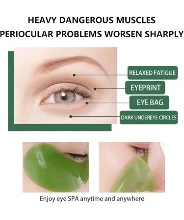 Under Eye Masks - Collagen Under Eye Patches Seaweed Tightening Eye Mask Anti-Wrinkle Hydrating Eye Patches Green Seaweed Crystal Eye Mask Under Eye Patches for Puffy Eyes - Buy Online on GoSupps.com