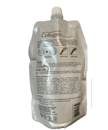 Collagen Hair Treatment Mask | Deep Repair Argan Oil Conditioner for All Hair Types - Restore Dry & Damaged Hair - Buy Online on GoSupps.com