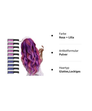 10 Piece Washable Hair Chalk Set for Kids | Temporary Color for Birthdays Halloween & Cosplay | Perfect Gift in White - Buy Online on GoSupps.com