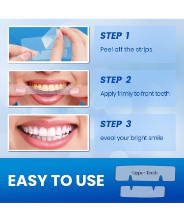 Teeth Whitening Strips Tooth Whitening Kits: 14 Treatments Whitening Strips Safe for Enamel Non-Sensitive Formula Pack of 28 Teeth Whiteing Teeth Whitener Strips - Buy Online on GoSupps.com