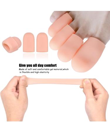 20 Pcs Toe Caps & Gel Cushions - Protective Toe Plaster for Blisters & Corns | Comfortable Foot Care Accessories - Buy Online on GoSupps.com