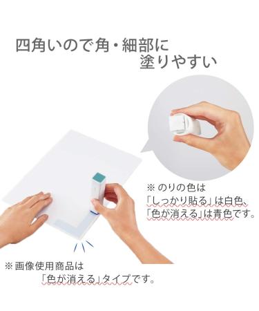 Kokuyo Gloo Square Glue Stick Firm Stick Small Size Pack of 5 Japan Import (TA-G301-5P) White 5 - Buy Online on GoSupps.com