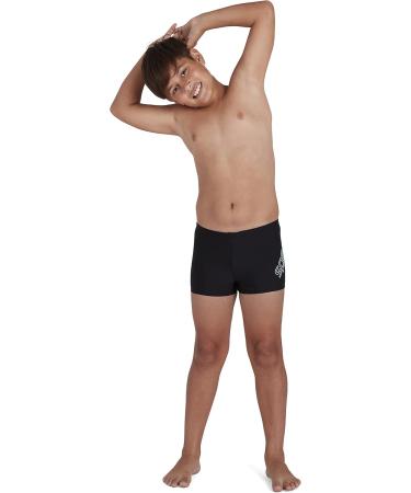 Buy Speedo Boys Boom Logo Placement Aquashort 13-14 Years - Black/Light Adriatic | Fast International Shipping - Buy Online on GoSupps.com