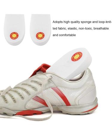 Height Increase Insoles - 2 Pairs 2.5cm Taller Elevation Cushions for Men & Women | Comfortable Shoe Lift Inserts - Buy Online on GoSupps.com