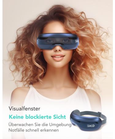 SKG E3 Pro Eye Massager - Warmth Vibration & Bluetooth Music for Dry Eyes Eye Circles & Better Sleep | Perfect Family Gift - Buy Online on GoSupps.com