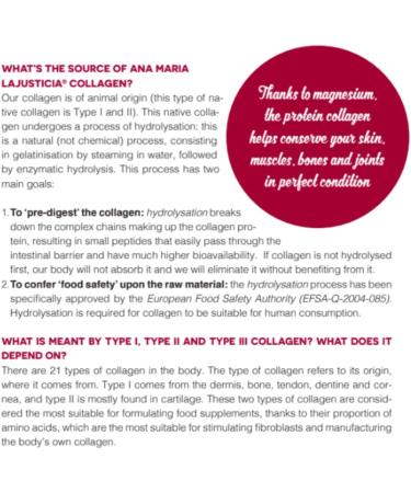 Ana Maria LaJusticia Collagen with Magnesium - 450 Tabs | Skin Rejuvenation, Nervous System Support, Bone & Teeth Health - Buy Online on GoSupps.com