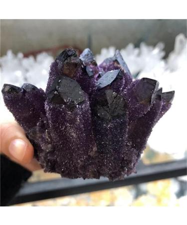 Natural Quartz Purple Ghost Phantom Cluster Crystal Stones specimens for Home Decor - (Color: Random delivery) Full of Texture - Buy Online on GoSupps.com