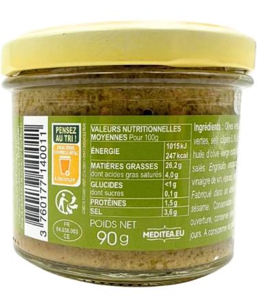BonneBouffe Green Olive Tapenade 90g - Buy Online on GoSupps.com
