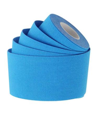 Kinesiology Tape-Sports Injury Tape for Knee Joint Muscle Support-Adhesive Kinetic Tape Tape Black Sky Blue