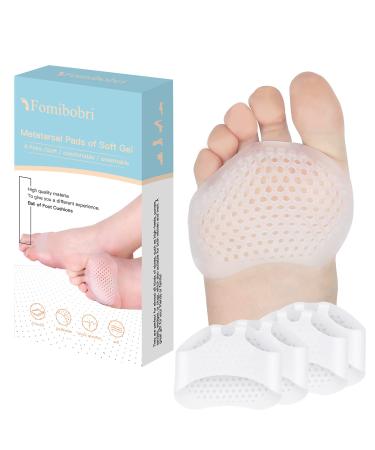 Metatarsal Pads 12 Pack Ball of Foot Cushions for Women and Men Soft Gel Foot Pads Pain Relief Forefoot Pad