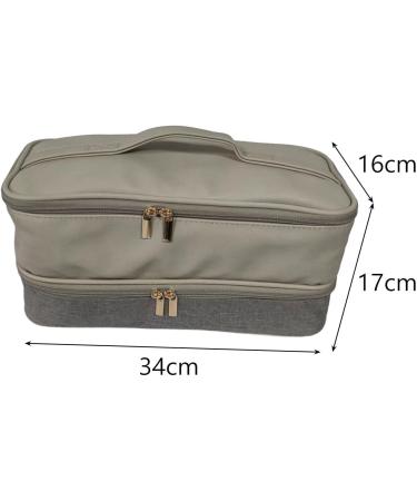 Amagogo Travel Carrying Case Bag for Hair Dryer Organizer Multifunctional Hair Accessories Storage Bag Double Layer for Business Trip - Buy Online on GoSupps.com
