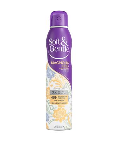Soft & Gentle Magnolia Hug Anti-Perspirant Deodorant Spray 250ml Magnolia Hug 250 ml (Pack of 1) 1