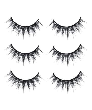 Invogue Vault 1 Multipack Lashes - 3 Pairs 100g Black | International Shipping Available - Buy Online on GoSupps.com