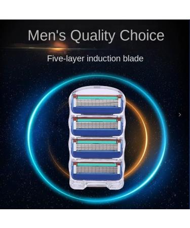 Buy 5 Anti-Friction Razor Blades for Men | Pack of 12 Razor Blade Refills - International Shipping - Buy Online on GoSupps.com