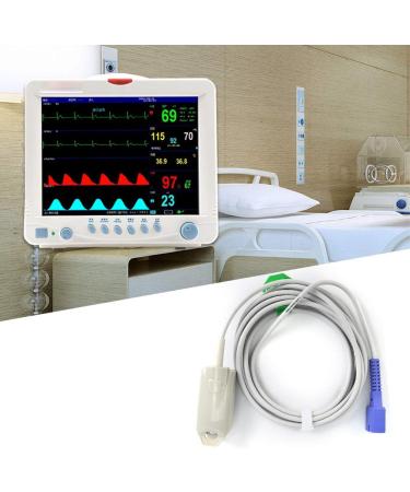 Fupei SpO2 Sensor - 7-Pin Connector Precise Reusable TPU Cover for Accurate Oxygen Saturation Measurement - International Shipping - Buy Online on GoSupps.com